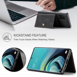 Magnetic Case For Samsung Galaxy Note 20 Ultra Note 8 9 10+ Samsung S20+ Ultra FE S21 Ultra Leather Wallet Card Solt Bag Case