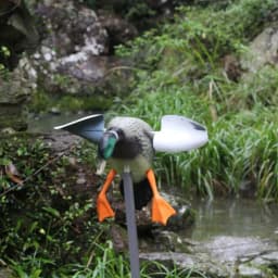 Outdoor Hunting Decoy Duck Wireless Remote Control Electric Simulation Decoy Wind Rotating Garden Pastoral Decoration