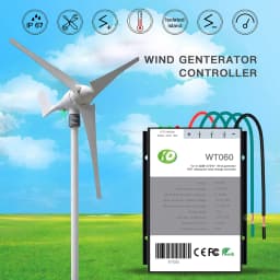 600W MPPT Wind Charge Discharge Booster Controller Auto 12V 24V AC DC Regulator IP68 For Wind Turbine Generator