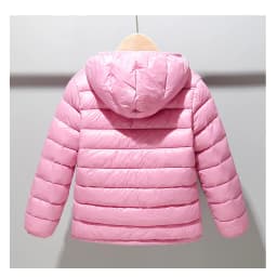 Winter Jacket For Boys Girls Down Cotton Coat Black Long Child Parka Cotton Thin And Light Jacket Kids Outwear Boys Clothes
