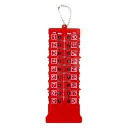 18 Holes Golf scorecard Portable Golf Stroke Counter Golf Score Card Counter for Golf Sport Scorer Mark Indicator Tool With Key