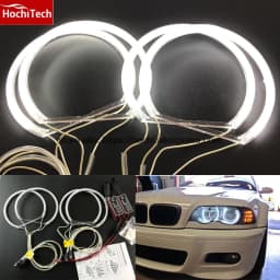 HochiTech CCFL Angel Eyes Kit Warm White Ring 131mm*4 For BMW E36 E38 E39 E46 (With Original Projector)