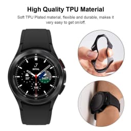 Case for samsung Galaxy watch 4 44mm 40mm TPU Plated all-around Screen protector cover bumper correa Galaxy 4 classic 46mm 42mm