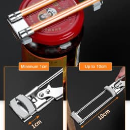 Jar Opener - Master Opener Adjustable Bottle Opener Stainless Steel Manual Bottle Opener Manual Jar Lid Gripper Kitchen Acce