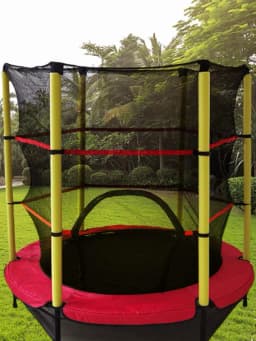 55-inch Trampoline Safety Net Trampoline Trampoline Protection Net Fence Trampoline Inner Net Diameter 1.4 Meters For Kids