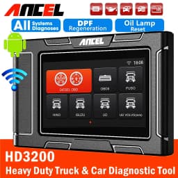 ANCEL HD3200 24V Heavy Duty Diesel Truck Scanner D.P.F Regeneration Oil Reset All System Car Diagnostic Tool for FUSO Hyundai