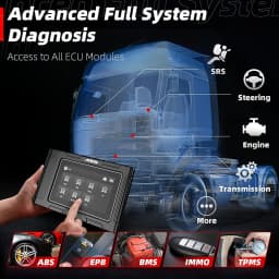 ANCEL HD3200 24V Heavy Duty Diesel Truck Scanner D.P.F Regeneration Oil Reset All System Car Diagnostic Tool for FUSO Hyundai