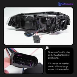 AKD Head Lamp for VW Polo LED Headlight 2019-2022 Headlights POLO DRL Turn Signal High Beam Angel Eye Projector Lens