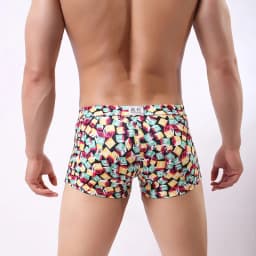 New Summer Swim Trunks Men's Swimwear Swimsuit Maillot De Bain Boy Swim Suits Boxer Shorts Swimming Surf Beach Wear#A