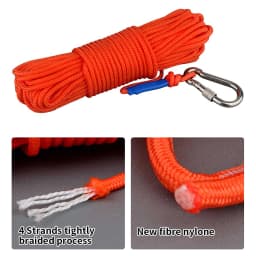 Two Side Strong Fishing Magnet Set 160KGX2 160KG Rotatable Salvage Magnetic Detecting Pot Metal Treasure Hunting