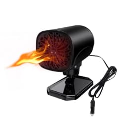 Car Heater 120W 12/24V Heating And Cooling Fan Portable 360-degree Adjustable Windshield Defogging Defroster For Car Accessories