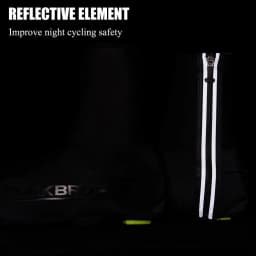 ROCKBROS Winter Cycling Shoe Cover MTB Warmer Overshoes Bike Bicycle Shoes Covers Reflective Windproof Waterproof Protector
