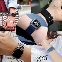 Scrunchie Strap For Apple watch band 44mm 40mm 38mm 42mm ultra 49mm Nylon bracelet correa iWatch series 8 7 se 6 5 3 4 45mm 41mm