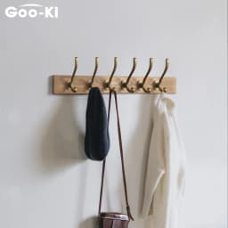 Goo-Ki Hangers Hook Zinc Alloy Wall Hook Bronze Cloth Coat Bag Hat Hanging Hooks Bathroom Kitchen Anitque Racks with Screws