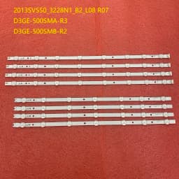 8pcs LED backlight strip for Samsung UN50J6200 UN50H6201 UN50H5203 UN50EH5000 UN50EH5300 CY-DH050BGNV1H DF500BGA-B1 T500HVF02.2