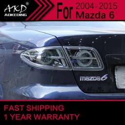 Car Lights for Mazda 6 LED Tail Light 2003-2015 Mazda6 Rear Stop Lamp Brake Signal DRL Reverse Automotive Accessories