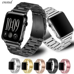 Stainless Steel Strap for Apple Watch Band 44mm 40mm 42mm Accessories Metal Bracelet iWatch Series 12 11 3 4 5 6 SE 7 41mm 45mm