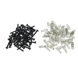 KAISH Pack of 50 Metric Thread M3 Single Coil Pickup Mounting Screws and Springs 3*21.5mm for ST TL