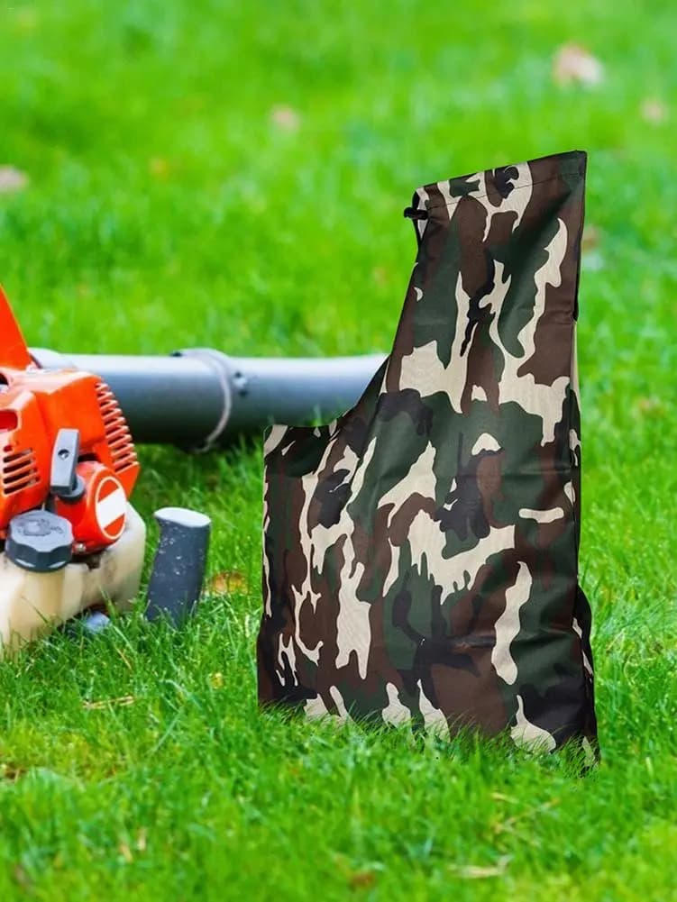 Leaf Blower Vacuum Storage Bag Zippered Type Polyester Collection Bag For Garden Lawn Yard Shredder Dust Collection Storage