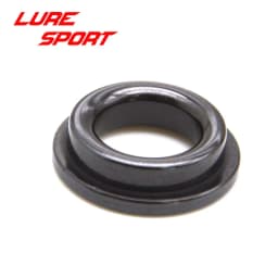 LureSport 12pcs 18pcs size 6-20 Thickening Alconite Ring Ceramic Black Guide Ring Rod Building component Repair DIY Accessory