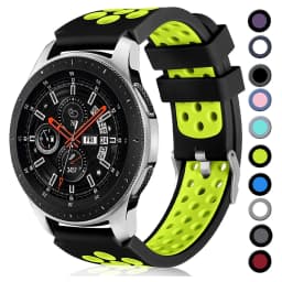 Silicone band for samsung galaxy watch active 2 46/42mm Gear S3 Breathable sport bracelet 20/22mm huawei watch gt 2e/pro strap