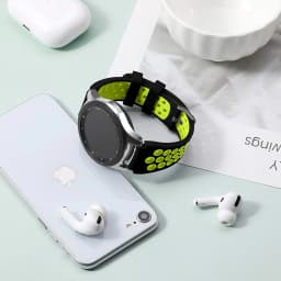 Silicone band for samsung galaxy watch active 2 46/42mm Gear S3 Breathable sport bracelet 20/22mm huawei watch gt 2e/pro strap