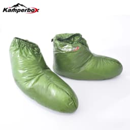 Kamperbox Down Sleeping Slippers Down Socks Camping Down Booties for Sleeping Bag Camping Socks AQ3