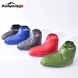 Kamperbox Down Sleeping Slippers Down Socks Camping Down Booties for Sleeping Bag Camping Socks AQ3