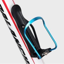 Bicycle Aluminum Adjustable Handle Water Bottle Kettle Holder for Travel Cycling Portable with Fixed Screw Adjustment Knob #A