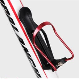 Bicycle Aluminum Adjustable Handle Water Bottle Kettle Holder for Travel Cycling Portable with Fixed Screw Adjustment Knob #A