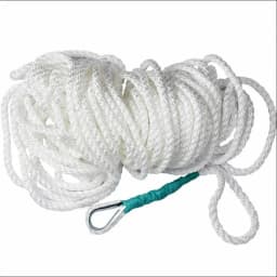 High StrengthTwisted 3 Strand Nylon Anchor Rope Boat withThimble Rigging Line 100'(30m) x 1/2" (12mm)
