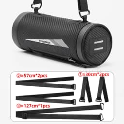 ROCKBROS Bicycle Bag Large Capacity Backpack MTB Road Cycling Frame Tube Bag Front Bicycle Portable Handlebar Pannier MTB Bag