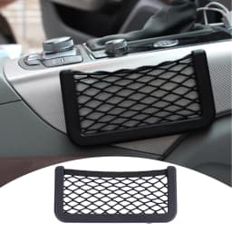 Multi-function Small Bag Car Mobile Phone Storage Mesh Pocket Car Supplies Car Storage Bag Case For Debris Small Items Storage