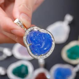 JINAO High Quality Maitreya Buddha Pendant Iced Out Cubic Zirconia Stones Necklace Hip Hop Fashion Jewelry For Women Gift