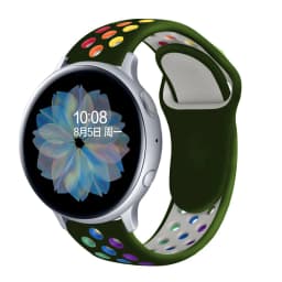 20/22mm band for Samsung Galaxy watch 4 6 classic/5/46mm/42mm/Active 2/3 Gear S3 Silicone bracelet Huawei watch GT/2/3/Pro strap