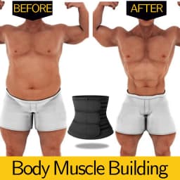 Men Waist Trainer Slimming Body Shaper Fitness Belt Weight Loss Fat Burning Sport Girdle Sweat Trimmer Workout Cincher Shapewear
