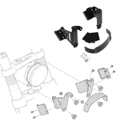 Motorcycle Quarter Fairing Bracket Mount For Harley Softail Standard 2020-2024 Street Bob 2018-2025 Low Rider FXLR 2018-2020