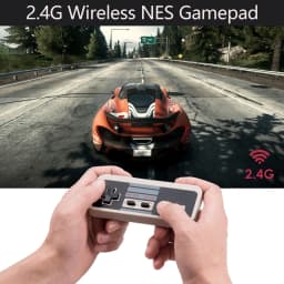 2.4 GHz Wireless Controller for NES Games Retro USB PC Classic Joystick for Windows PC MAC Linux Genesis Raspberry Pi Retropie