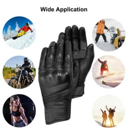 High Quality Goatskin Men Motorcycle Gloves Genuine Leather Touch Screen Motocross Racing Riding Gloves Dirt Bike Cycling Guante
