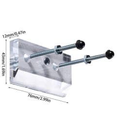 Skateboard Rack Wall Mount Indoor Acrylic Sliding Plate Bracket Display Holder For Longboard Skateboards Hardware Accessories