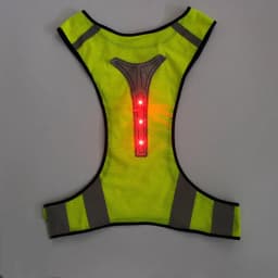 High Visibility Reflective Vest Security Running Vest Cycle Equipment Night Work Tops Chaleco Reflectante Veiligheids Hesje Led