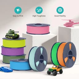 SUNLU PLA Matte 10KG1.75mm ±0.03mm 1KG/2.2LBS 3D Printer Filament PLA High Transparency Fast 2-7 Days Delivery RoHS Reach