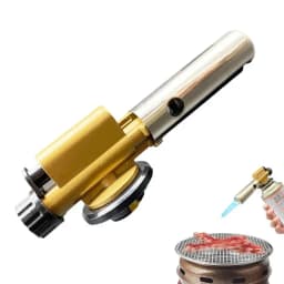 Portable Metal Flame Sprinkler BBQ Heating Ignition Adjustable Flame Camping Welding Torch Tools Home Cooking School BBQ