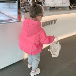 Children's Thick Padded Coat Winter Baby Boys Girls Cotton-padded Parka & Coats Thicken Warm Long Jackets Toddler Kids Outerwear