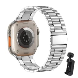 Stainless Steel Strap For Apple Watch Ultra4 Band 49mm Smart Watch Metal Bracelet iWatch 12 11 7 6 5 4 SE 8 45mm 38mm 40mm 44mm