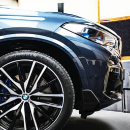 For BMW G05 X5 M Sport Bumper Front and Rear Lip Diffuser X5 Splitter Rear Diffuser 2018-2022 Gloss Black Carbon Fiber Look