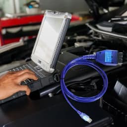Car OBD OBD2 Diagnostic Scanner Cable Diagnostic Tool Reset Clear Check Engine Scanner Cable for Windows PC Laptop Tablet