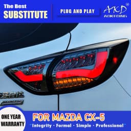 AKD Tail Lamp for Mazda CX-5 LED Tail Light 2013-2017 CX-5 CX5 Rear Fog Brake Turn Signal Automotive Accessories
