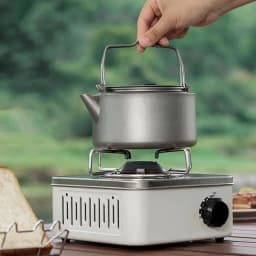 Cassette Furnace Outdoor Portable Gas Stove Travel Camping Picnic Fondue Cassette Furnace Mini Burner BBQ Barbecue Hiking