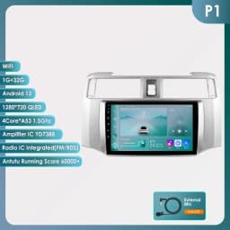 Hizpo 9inch Android Car radio For Toyota 4Runner 2009-2019 4 Runner Multimedia Video Player GPS Navi Stereo 4G WIFI Carplay 2din